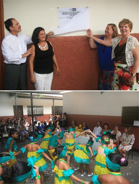 Portal de Not�cias PJF | Prefeito Cust�dio Mattos inaugura obra na E.M. Vereador Raymundo Hargreaves | SE - 20/12/2012